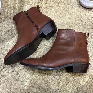 Brown Coach Booties